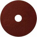 Global Industrial 18in EcoPrep inEPPin Chemical Free Stripping Pad, Maroon, 10PK 641290MR